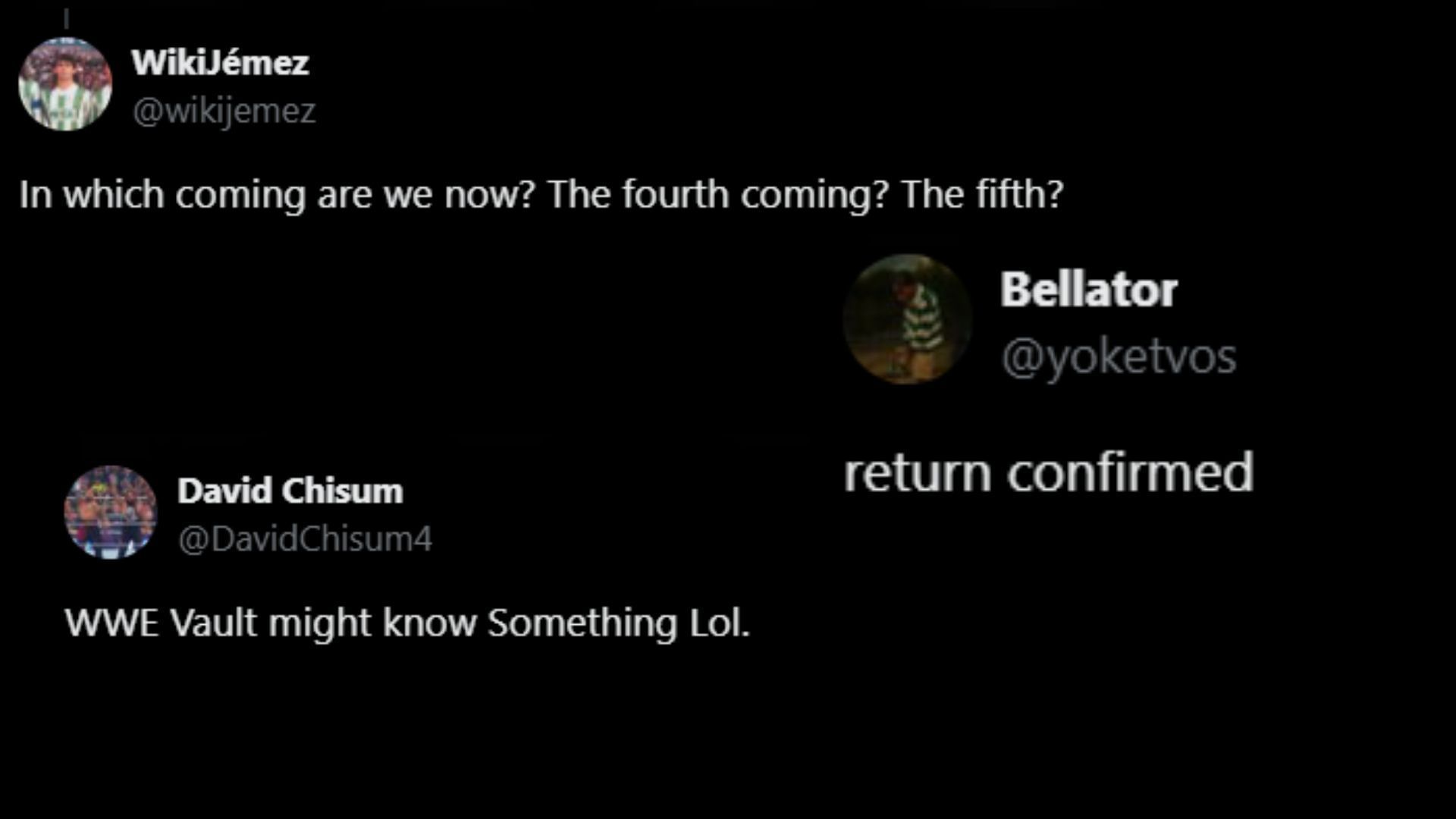 Fans react to Jericho vs. Reigns on WWE Vault. [Images via Cory Hays&#039; X]