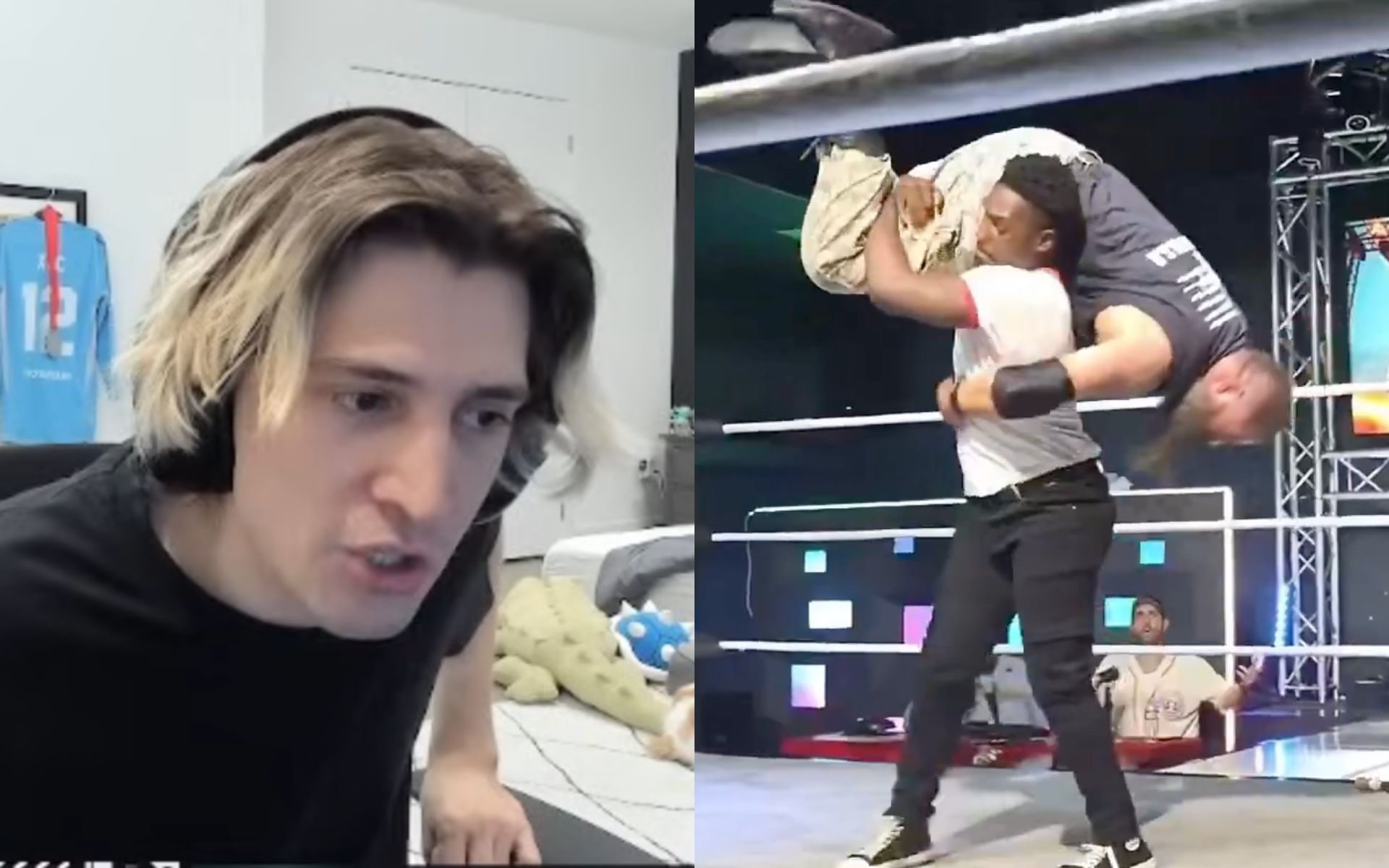 &quot;Attempted murder&quot;: xQc comments on Raja Jackson allegedly leaving pro-wrestler unconscious following &quot;brutal&quot; punches