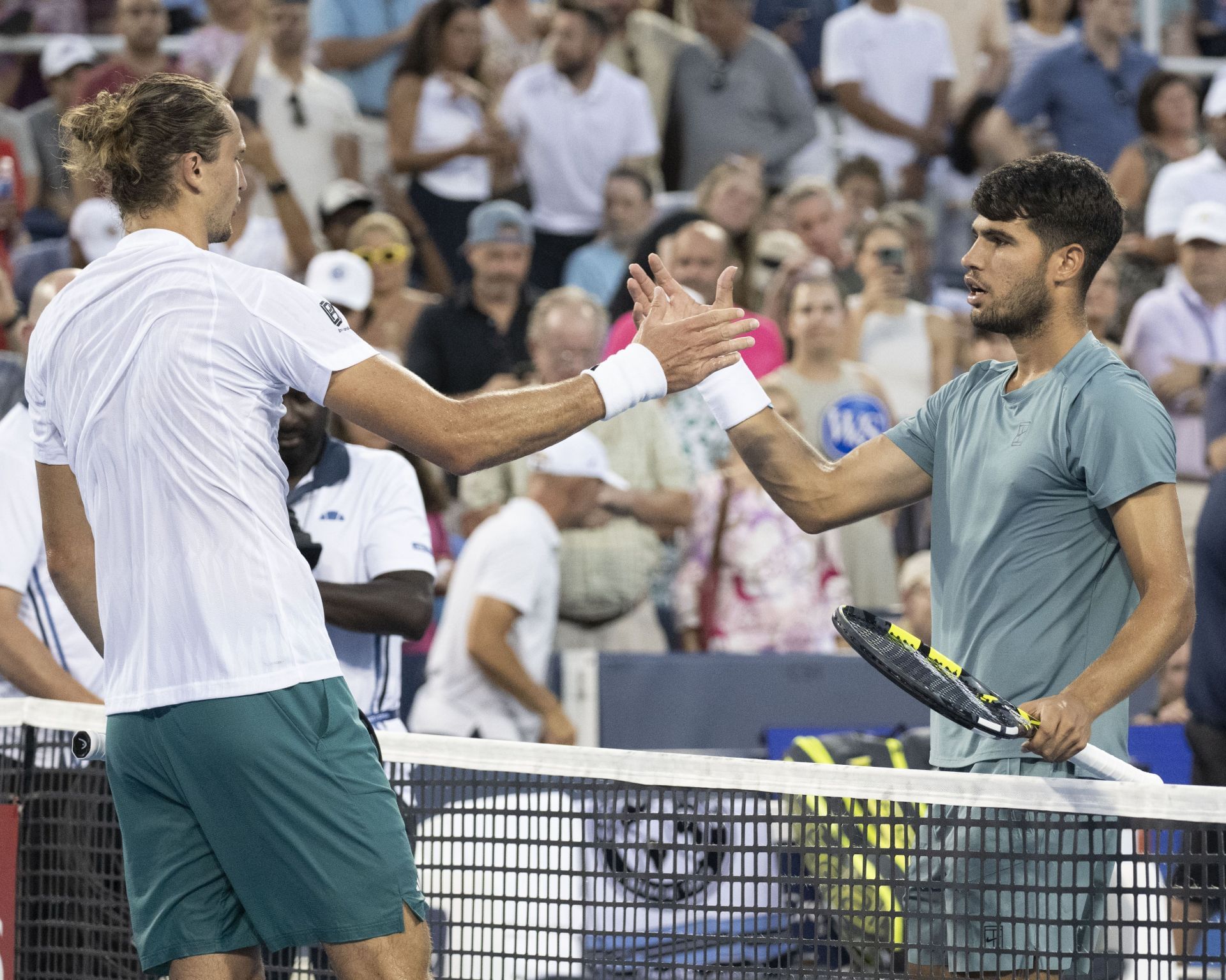 Alexander Zverev (left) and Carlos Alcaraz (right) (Source: Getty)