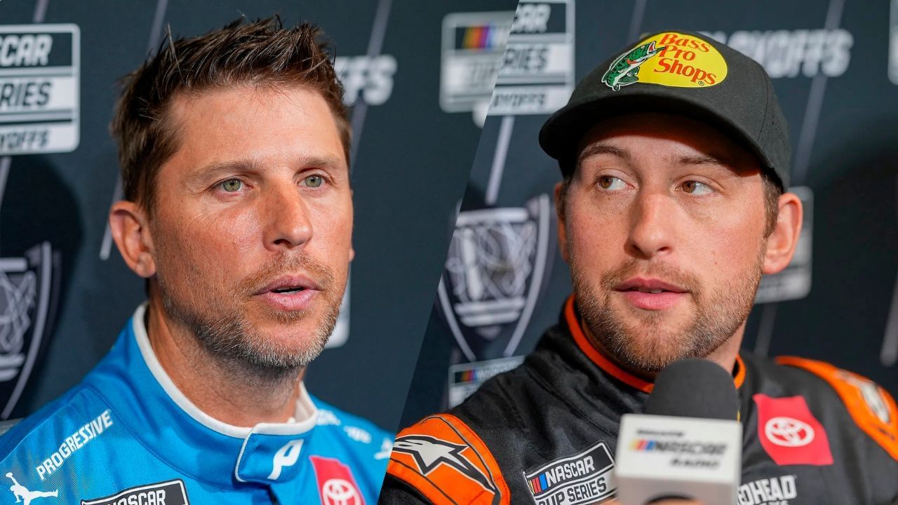 Denny Hamlin and Chase Briscoe