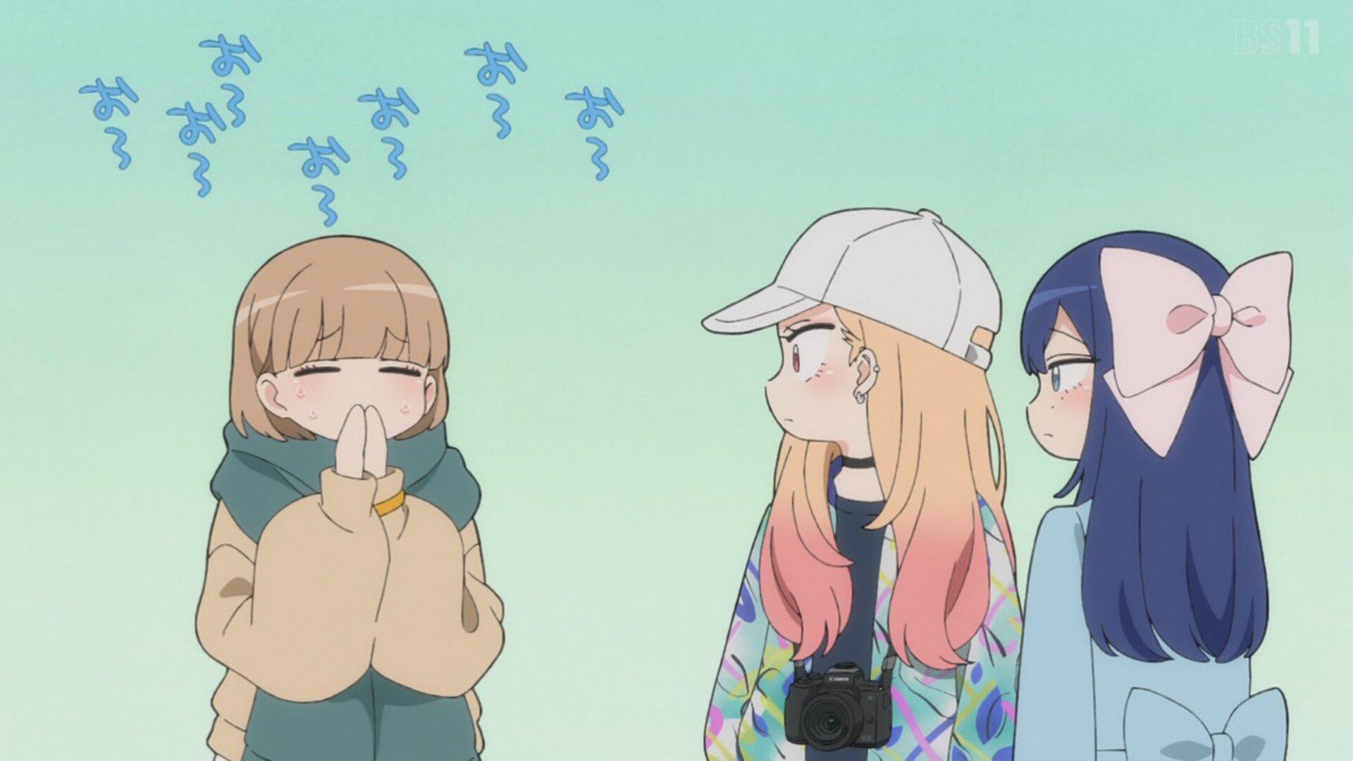 Suzuka, Marin and Amane (Image via CloverWorks)