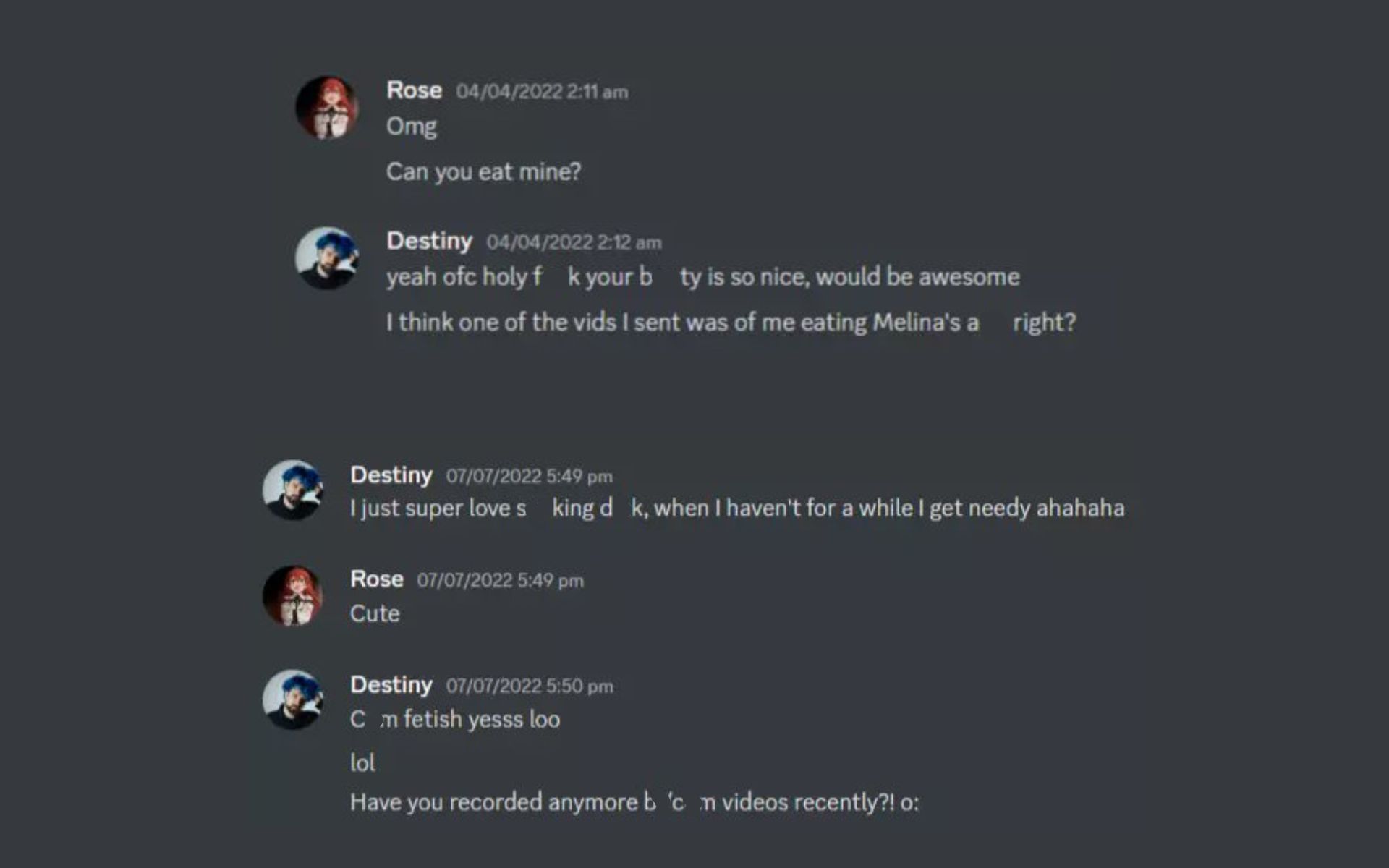 Screenshots of alleged Discord conversations (Image via x.com/KweenInYellow)