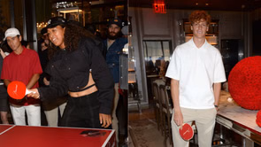 WATCH: Jannik Sinner and Naomi Osaka have a blast as they battle it out in fun ping pong clash at their hotel ahead of US Open