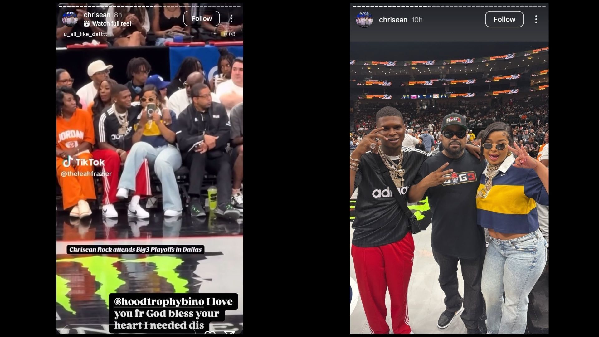 Chrisean Rock hard launches new romance with HoodTrophy Bino. (Image via Instagram/@chrisean)