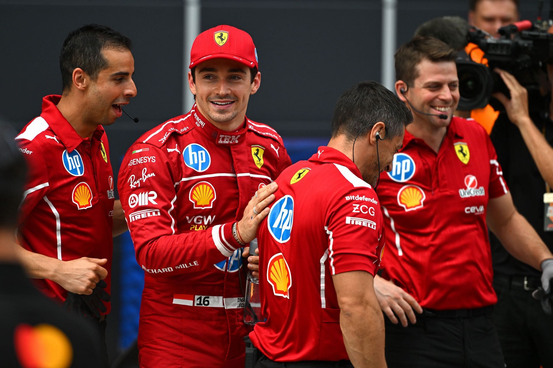 "What??? Mamma mia!": Charles Leclerc's shocked reaction at securing pole position for the F1 Hungarian GP