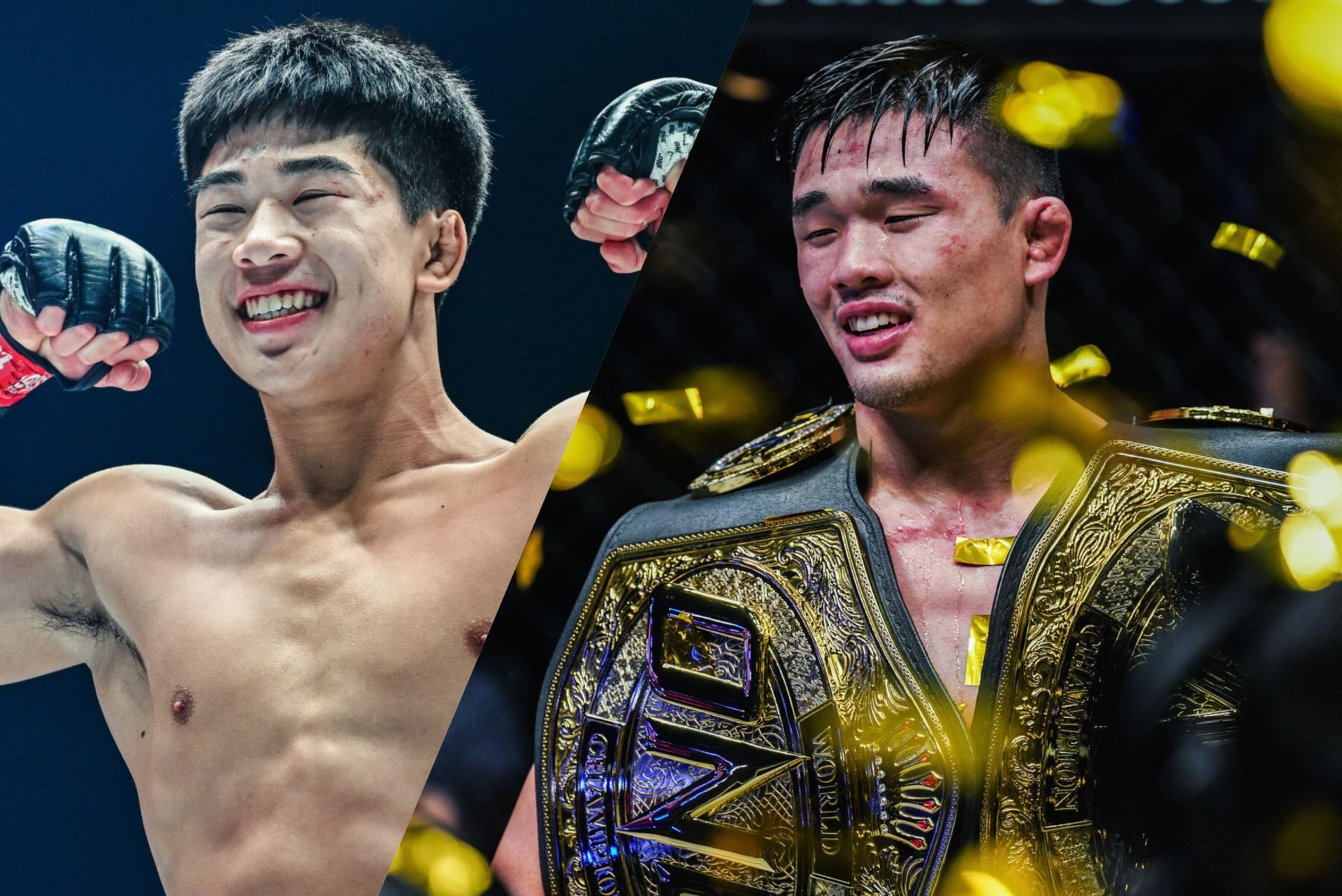 (From left) Adrian Lee dreams of hoisting ONE gold alongside his elder bro Christian Lee. [Images: ONE Championship]