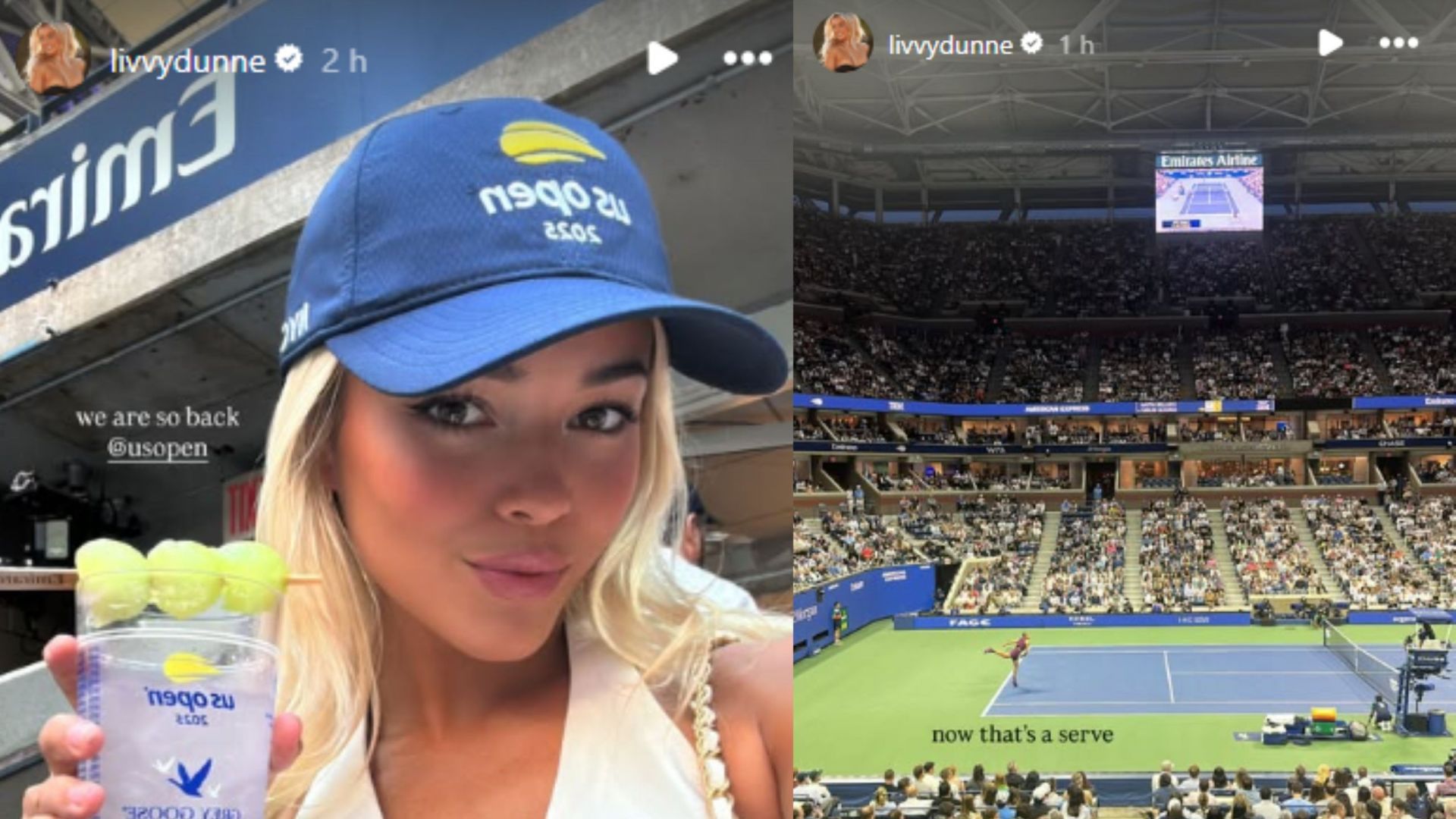 Screengrabs of Olivia Dunne&#039;s Instagram stories [Image Source: Olivia Dunne&#039;s Instagram]