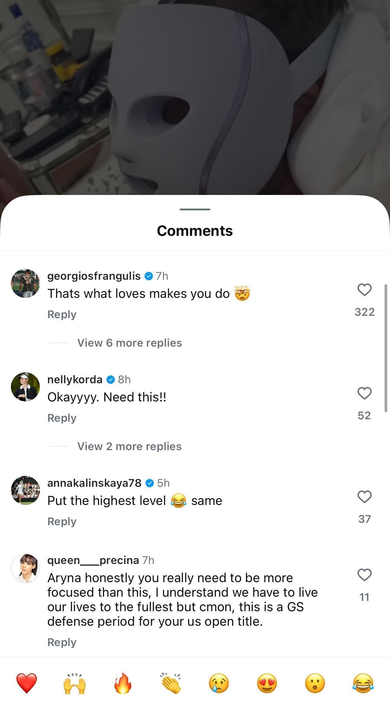 Comments section