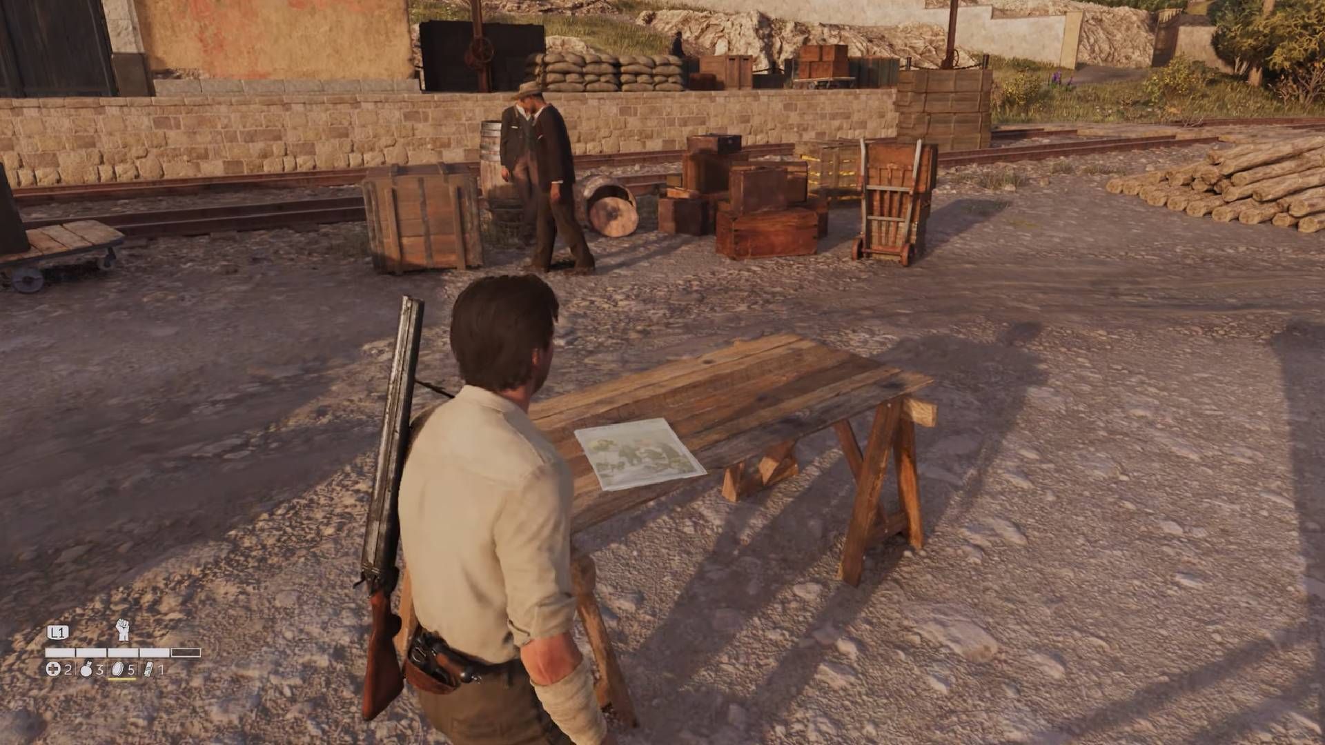 The North Pole paper location in Mafia The Old Country (Image via 2K || YouTube/@100 Guides)