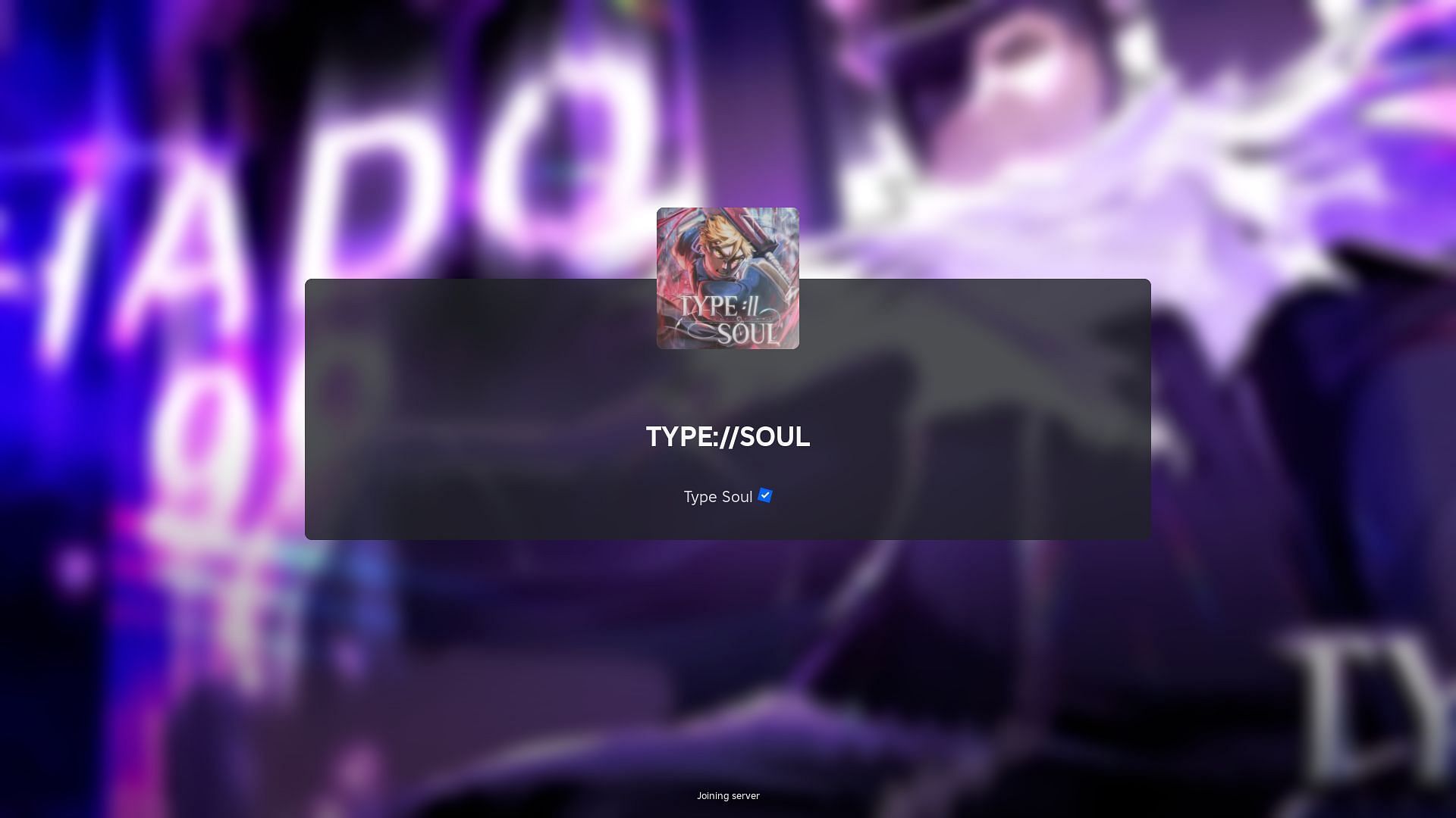 Roblox Type Soul