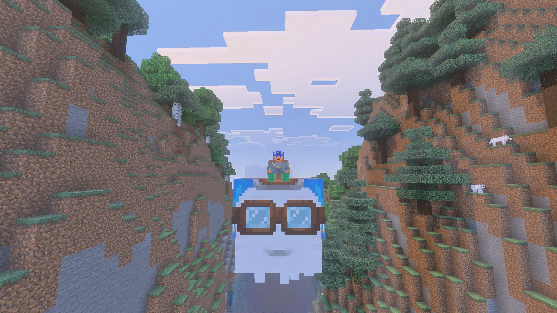 Get the Minecraft Bedrock 1.21.100 update to try out the void in flat world presets (Image via Sportskeeda Gaming || Mojang Studios)
