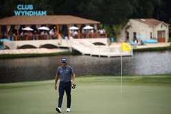 Who is leading the Wyndham Championship 2025 after Round 3? Leaderboard explored