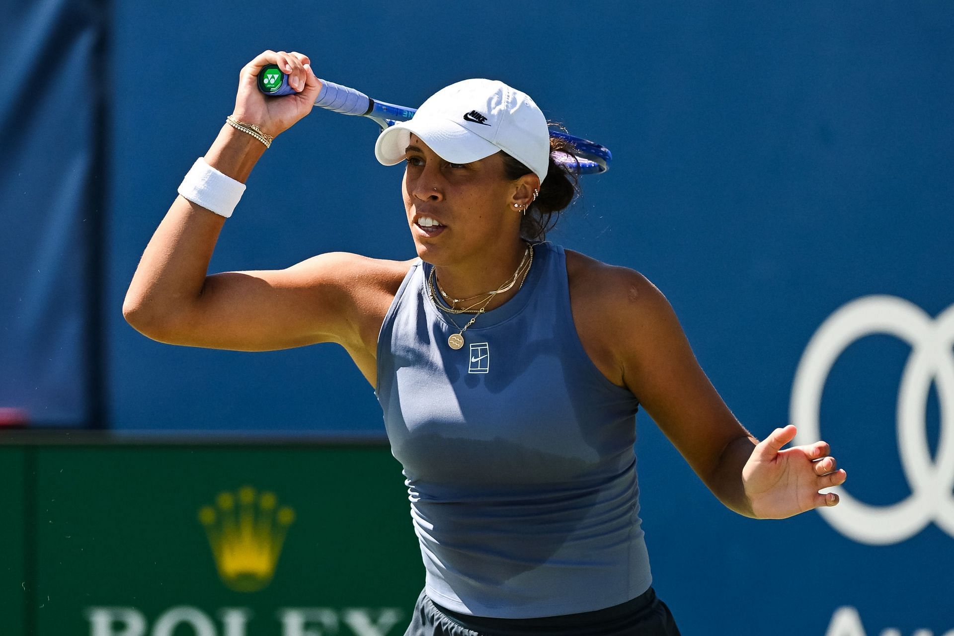 Madison Keys pictured at the 2025 Canadian Open | Image Source: Getty