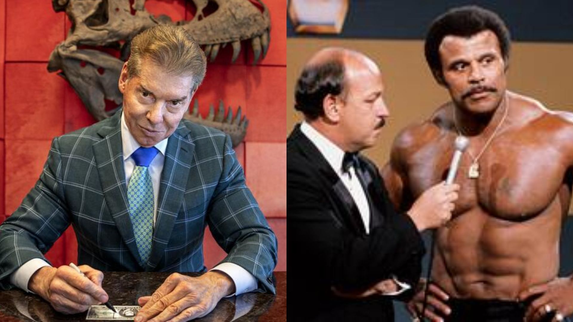 Vince McMahon [left] and Rocky Johnson [right] [Image Credits: WWE.com]