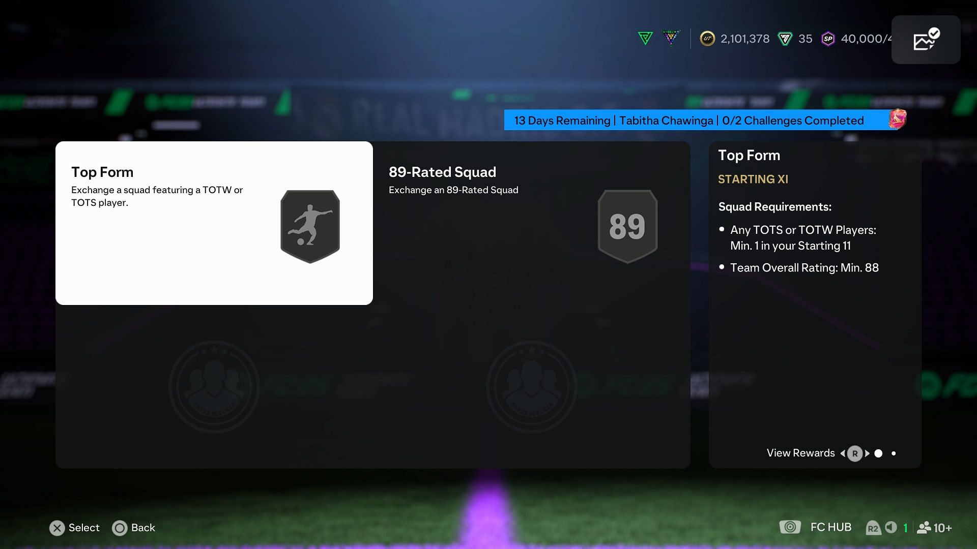 The requirements of the SBC (Image via EA Sports)