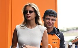 Watch: Lando Norris kisses girlfriend Margarida Corceiro after winning the F1 Hungarian GP