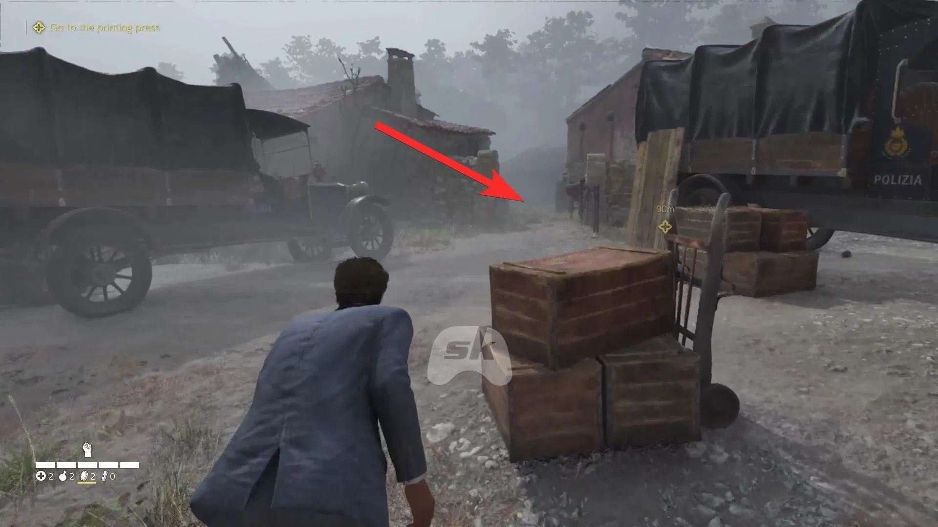 Proceed to the other side (Image via Sportskeeda Gaming || 2K)