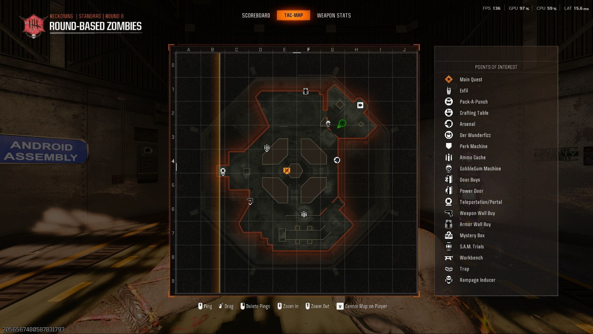T2 Android Assembly region (Image via Sportskeeda Gaming || Activision)
