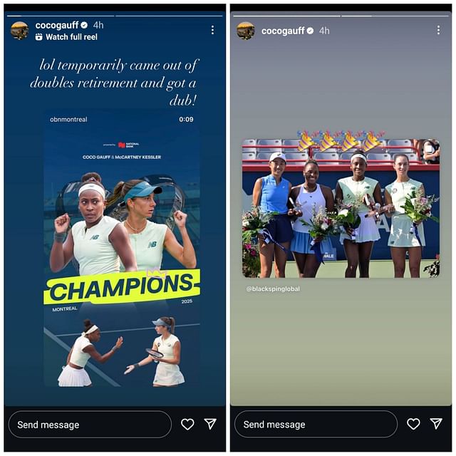 Coco Gauff's Instagram/@cocogauff