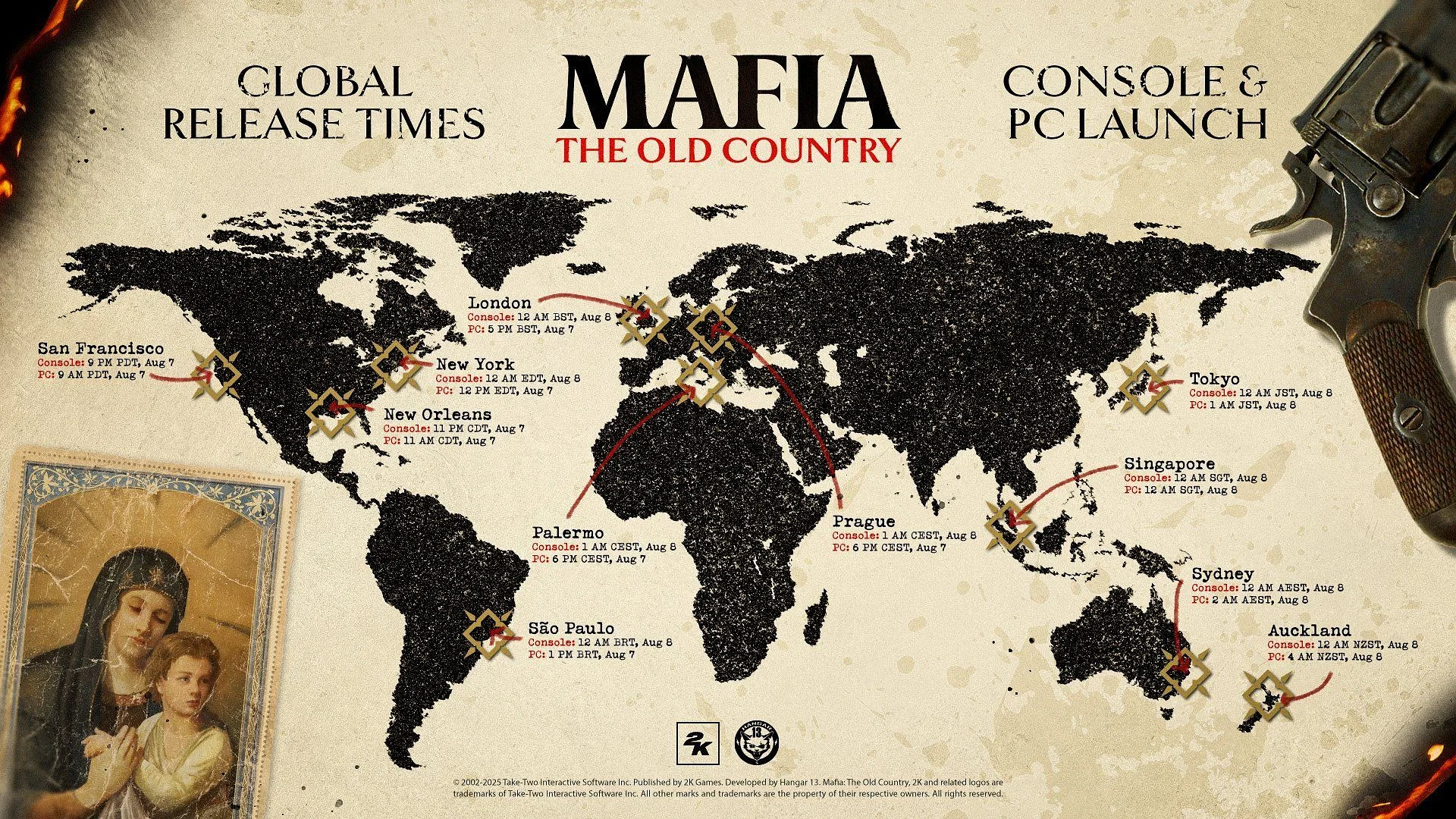 Mark the dates and time (Image via 2K)