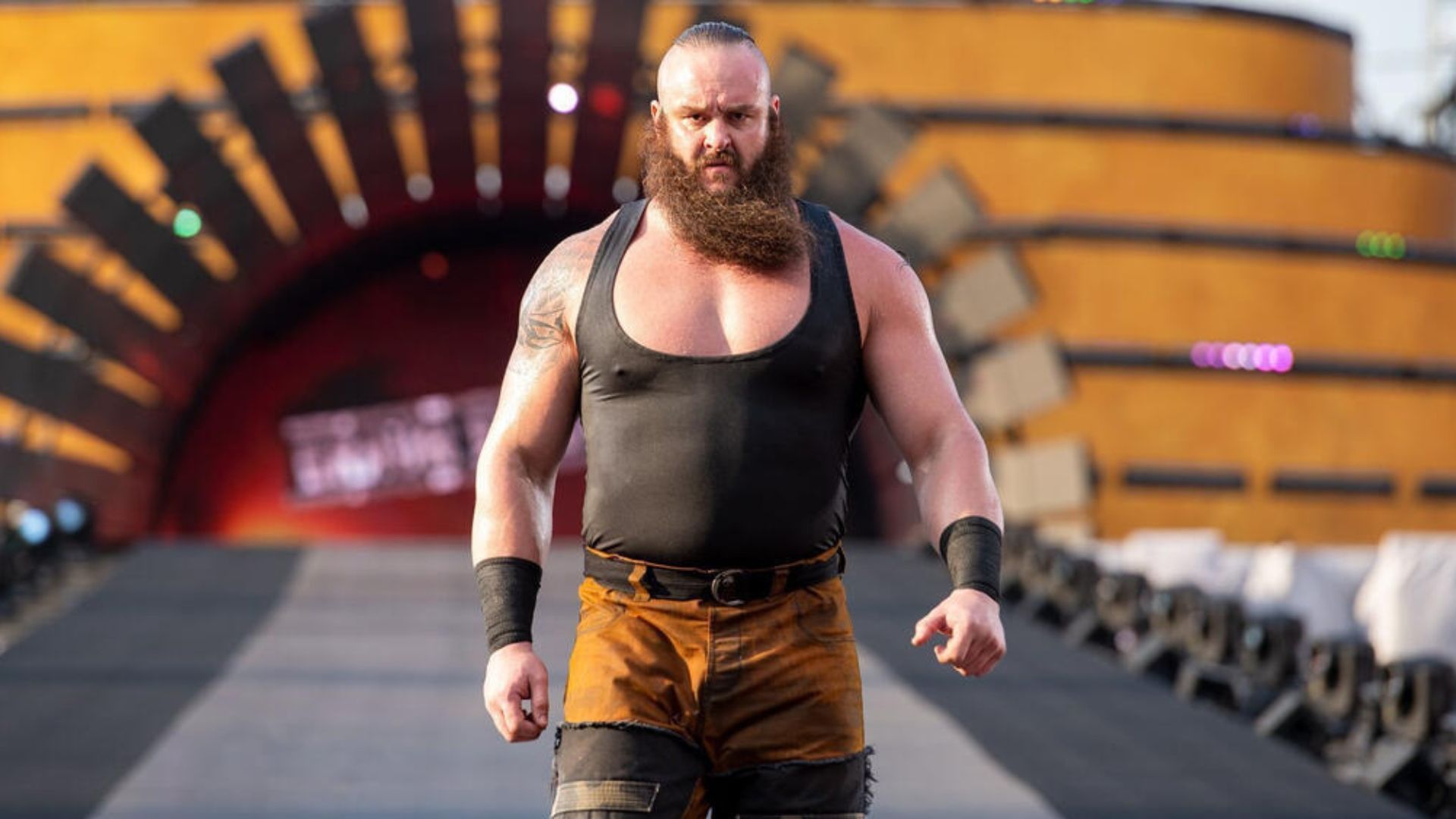 Strowman is no longer with the company. [Image credit: WWE.com]