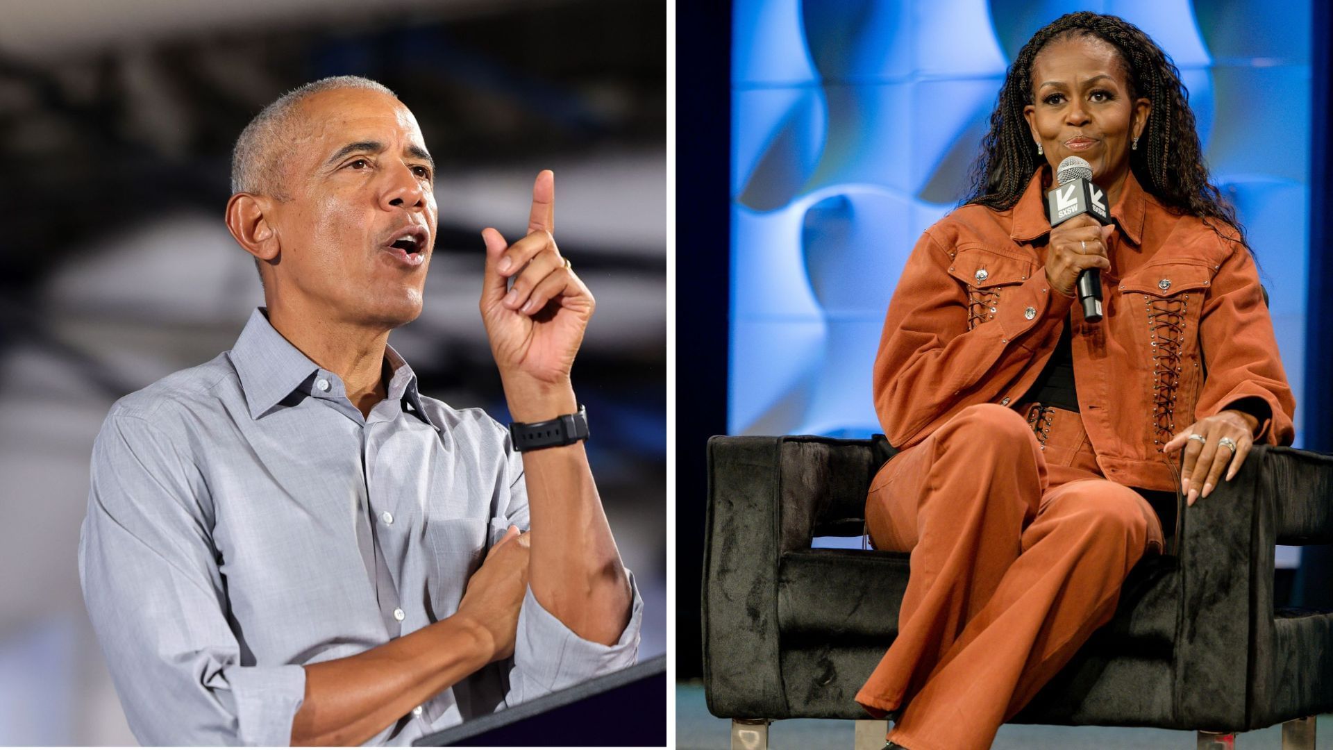Barack Obama and Michelle Obama (Image via Getty)