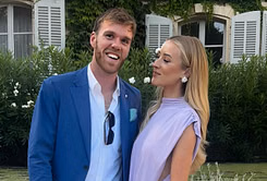 In Photos: Connor McDavid's wife Lauren gives fans an inside look at Leon Draisaitl's wedding rehearsal