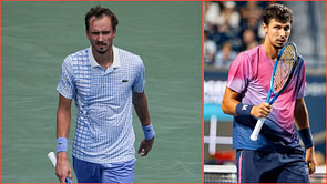 WATCH: Daniil Medvedev storms off to locker room in frustration, leaves bag on court after comeback loss to Canadian Open champion Alexei Popyrin