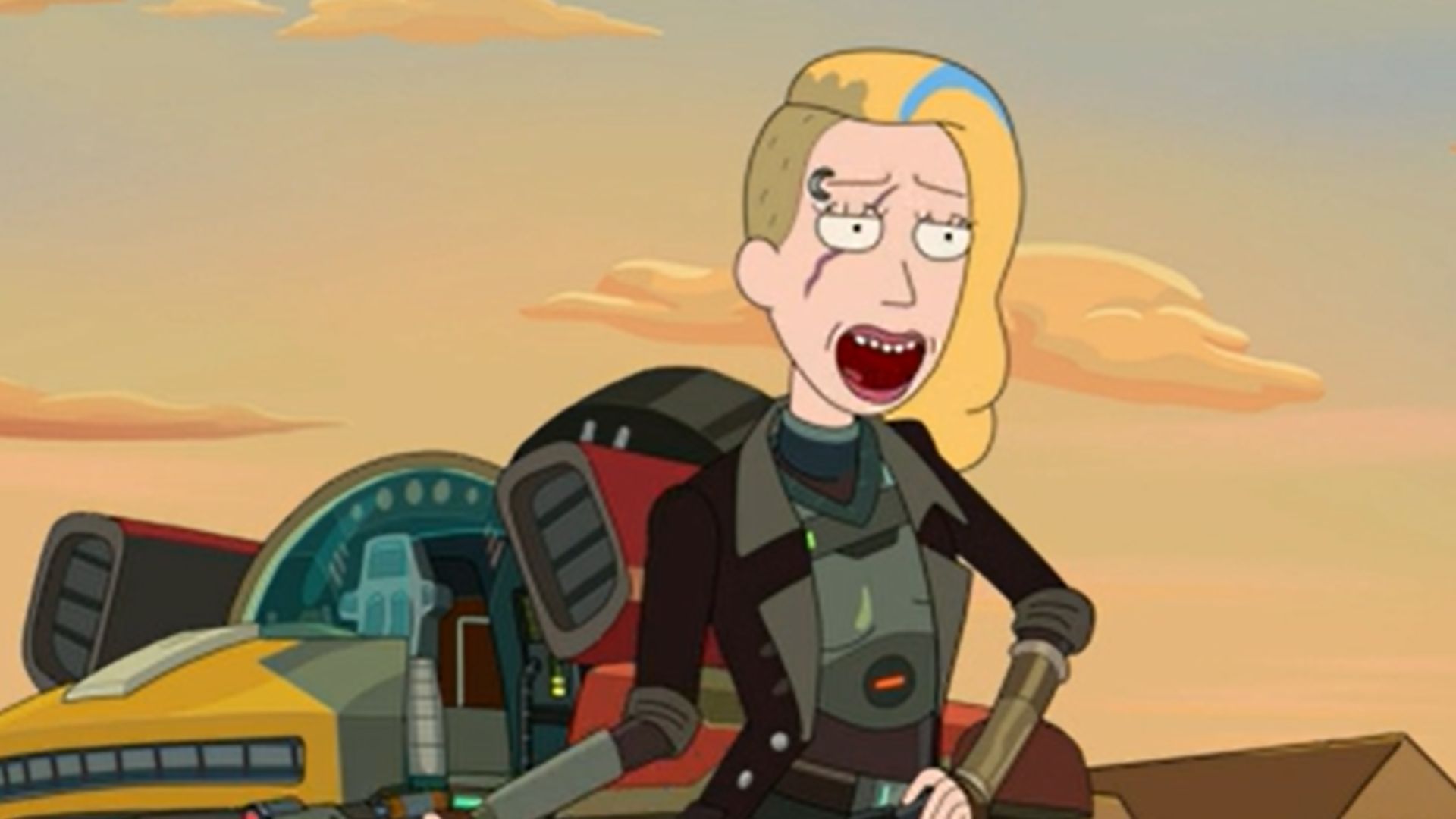 Space Beth in the series (Image via Adult Swim)