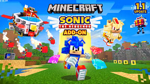 Minecraft Sonic add-on releases 1.1 update, featuring Dr. Eggman, new forms, and more