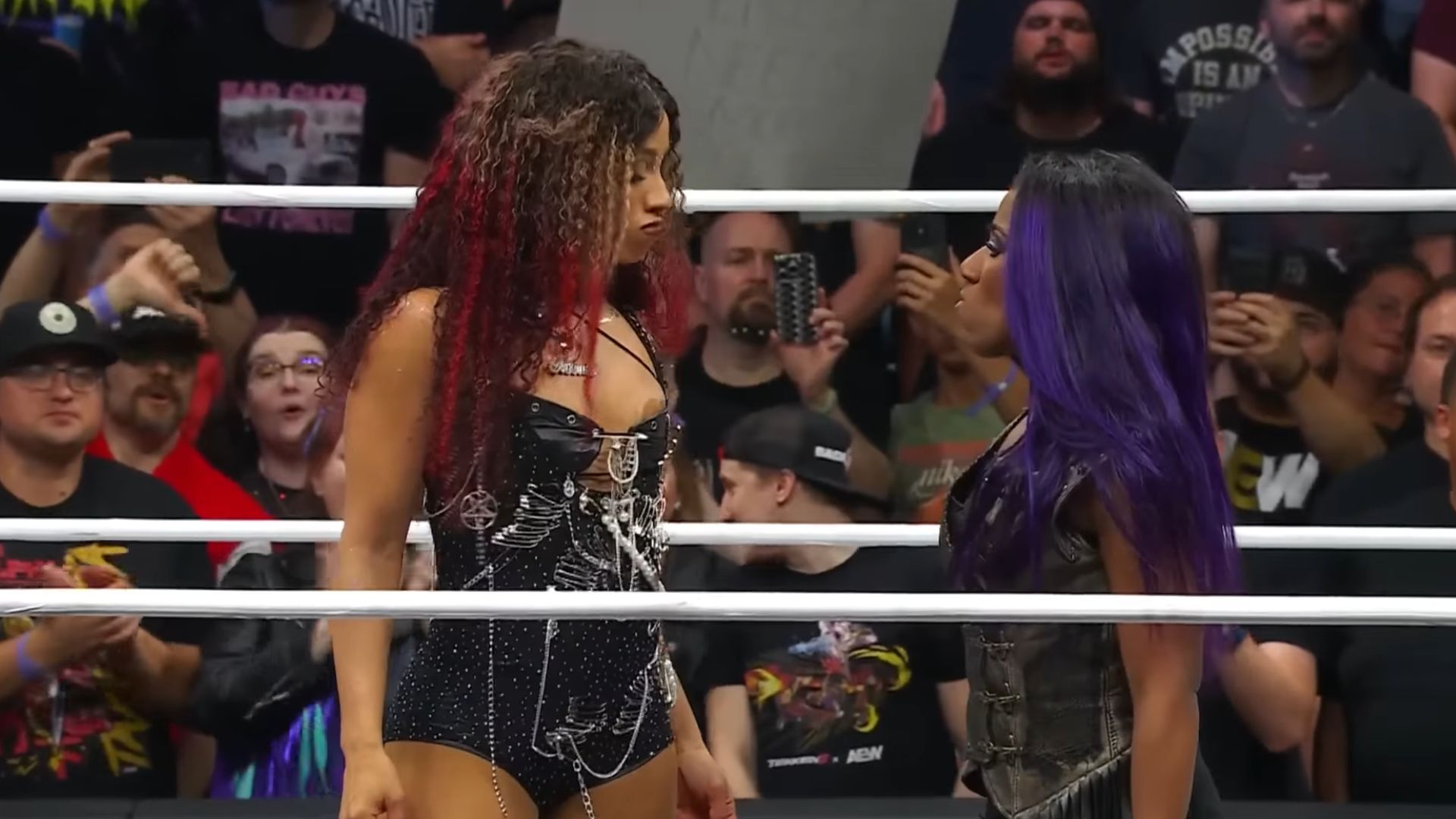 Mercedes Mone and Athena from AEW Dynamite last week [Source: AEW&#039;s YouTube channel]