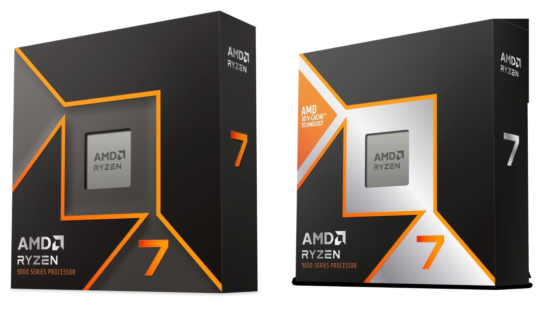 The AMD Ryzen 7 9700X and Ryzen 7 9800X3D are capable mid-premium CPUs (Image via AMD)