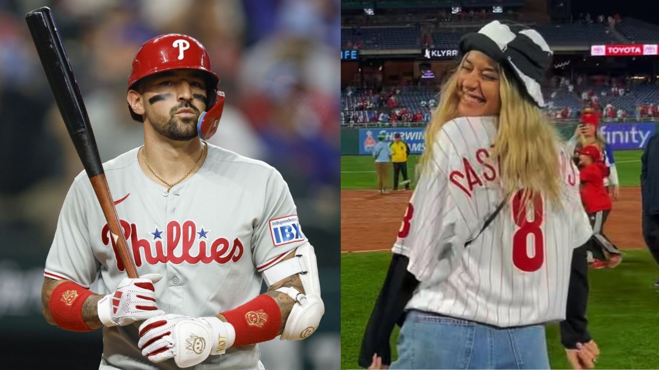 Nick Castellanos (L), Jacqueline Castellanos (R) (Images from - Getty, Instagram.com/@jackiecastellanos_)