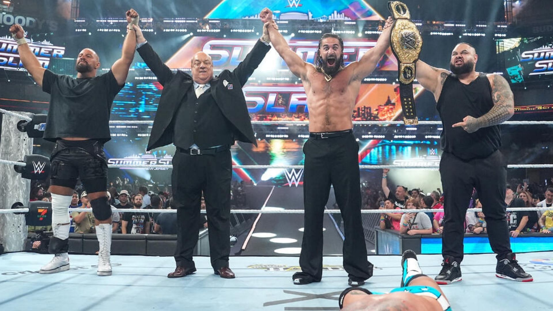 Rollins cashed in his Money in the Bank contract at SummerSlam. [Image credit: WWE.com]