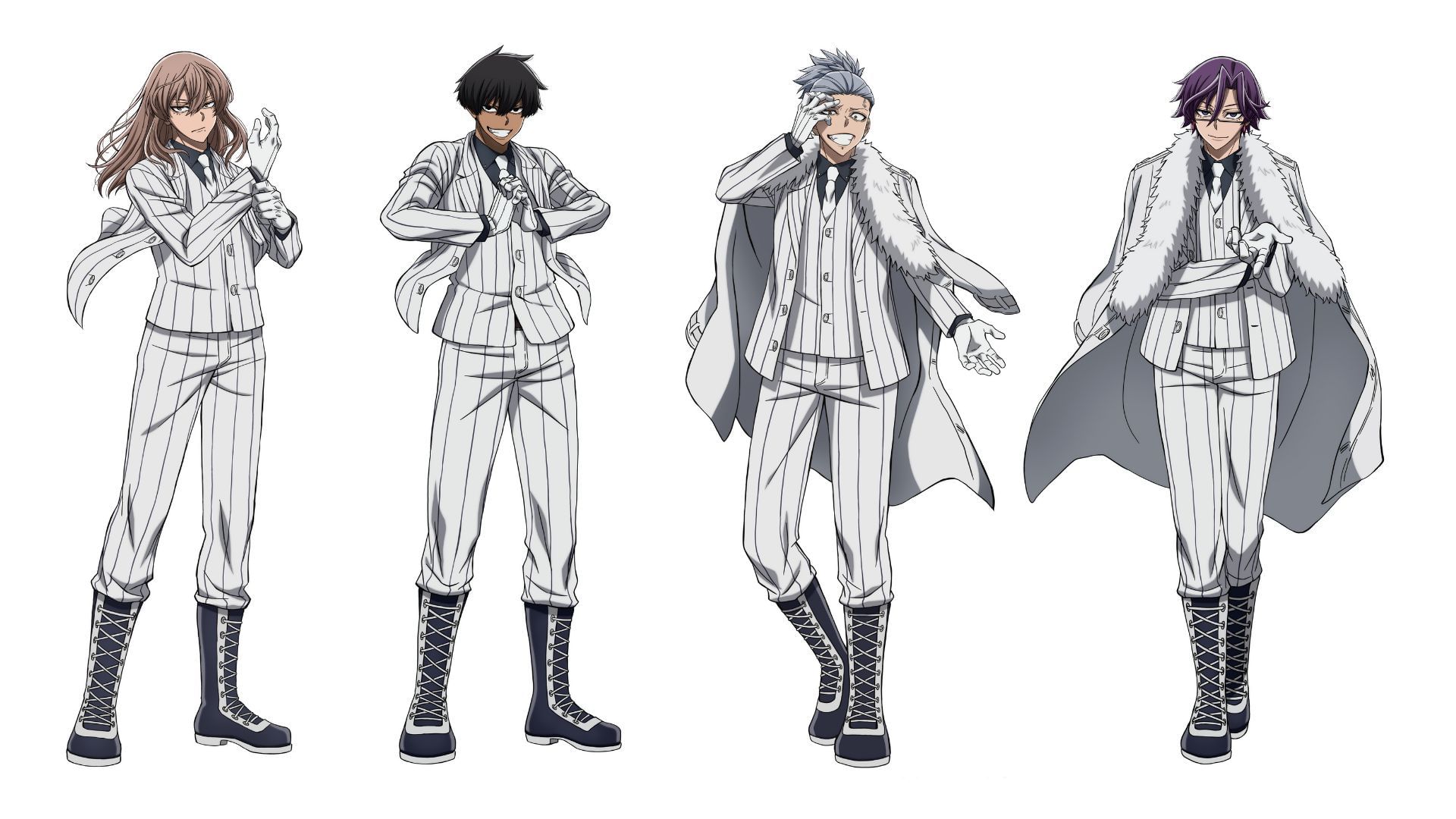The new Momotaro Agency characters as seen in Tougen Anki anime (Image via Studio Hibari)