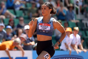 Sydney McLaughlin-Levrone poses in stunning floral dress while sharing glimpses of vacation