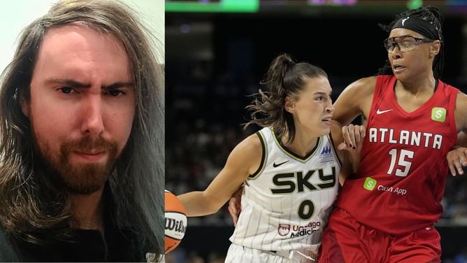 "Best thing that's happened to the WNBA this year": Asmongold comments on d*ldo-throwing controversy