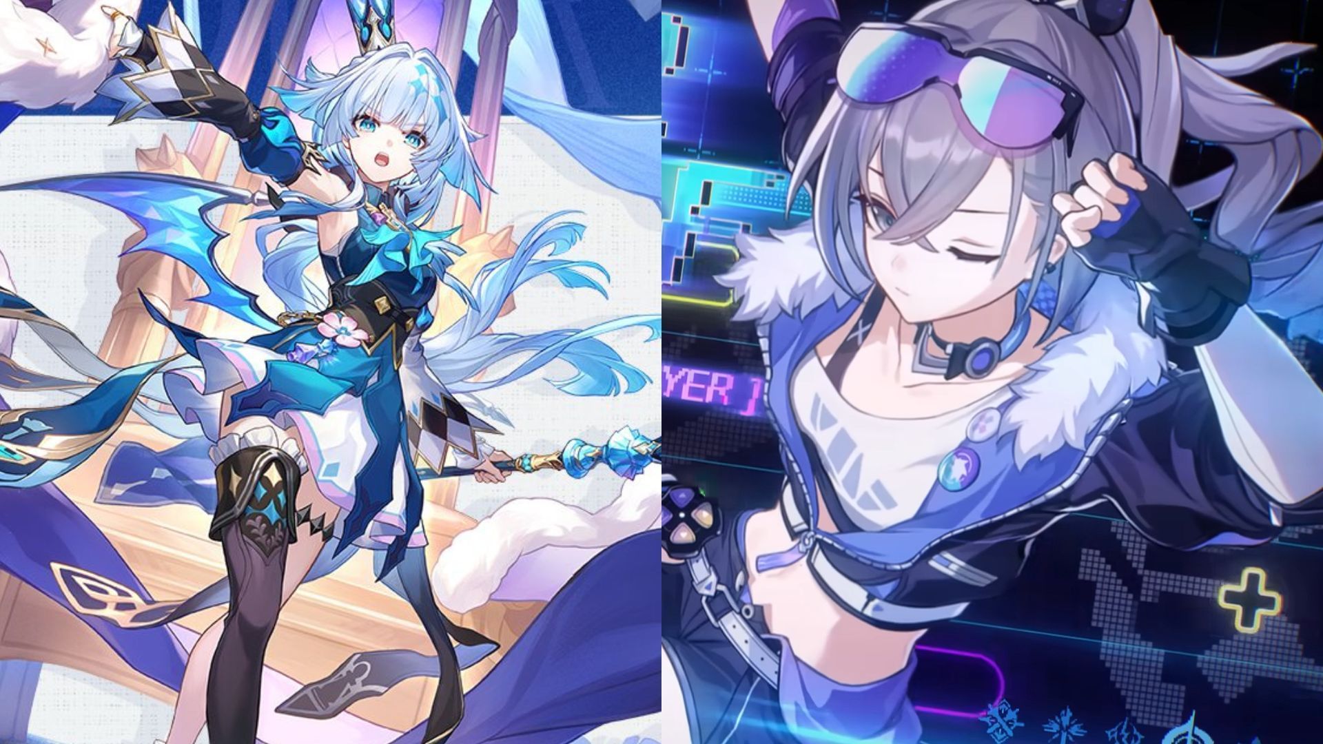 Cerydra and Silver Wolf from Honkai Star Rail (Image via HoYoverse)