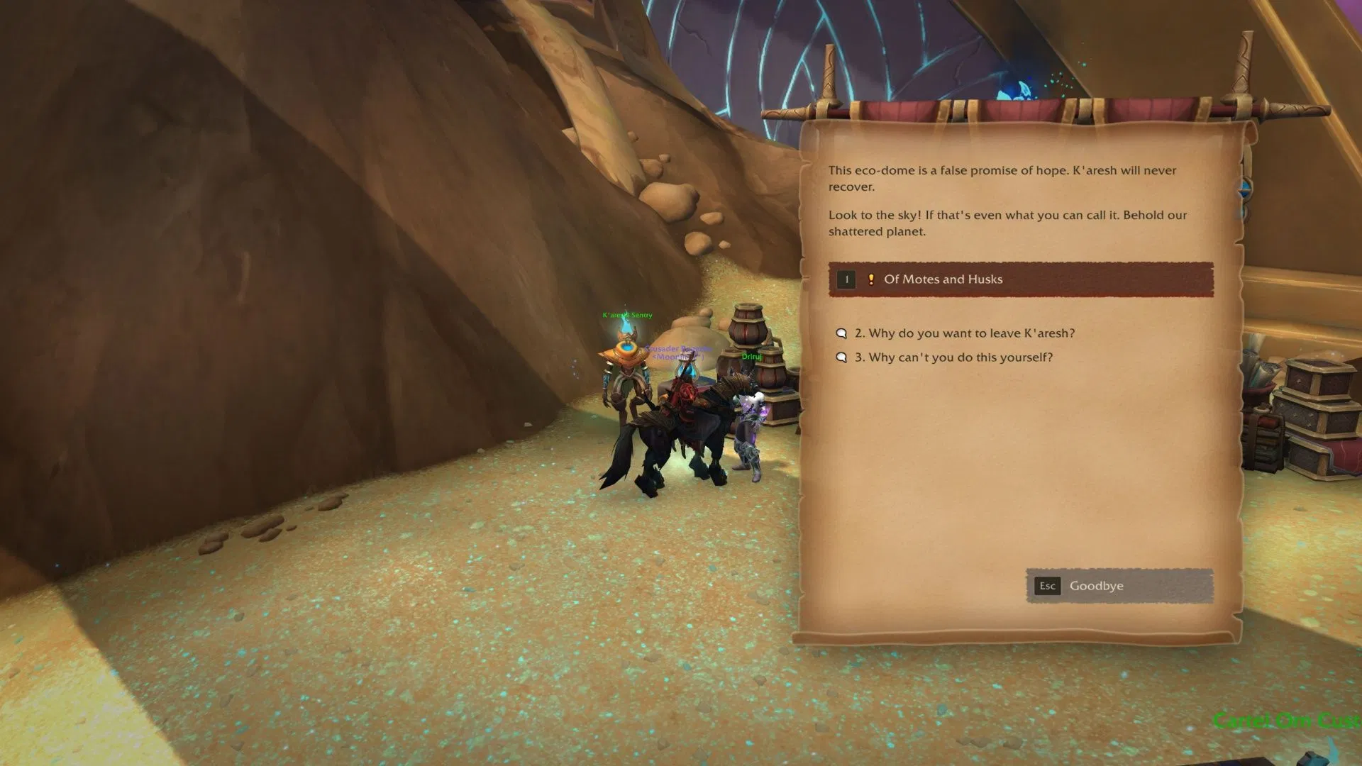 WoW The War Within: How to find Softly Swirling Mote (Of Motes and Husks)