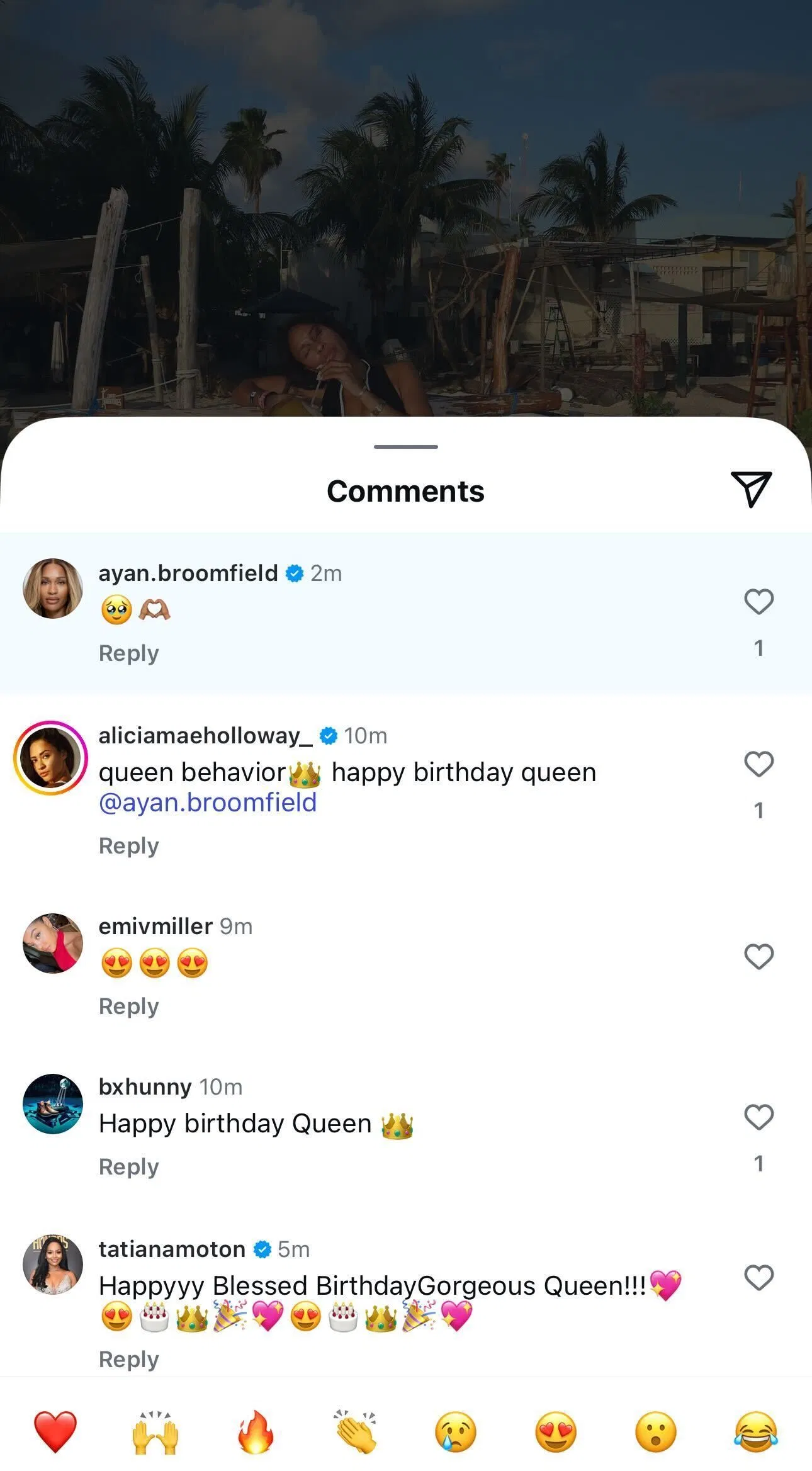 Comments section