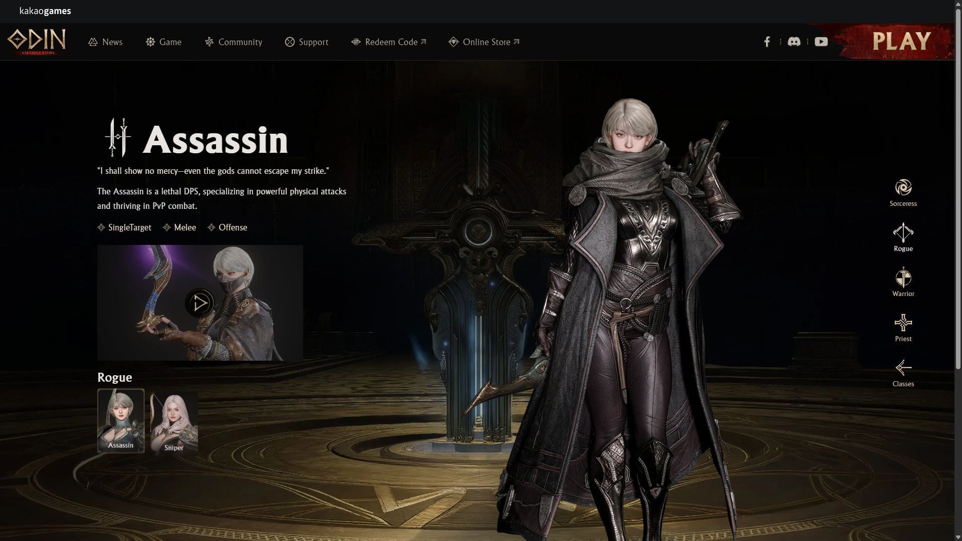 Assassin (Image via Kakao Games)