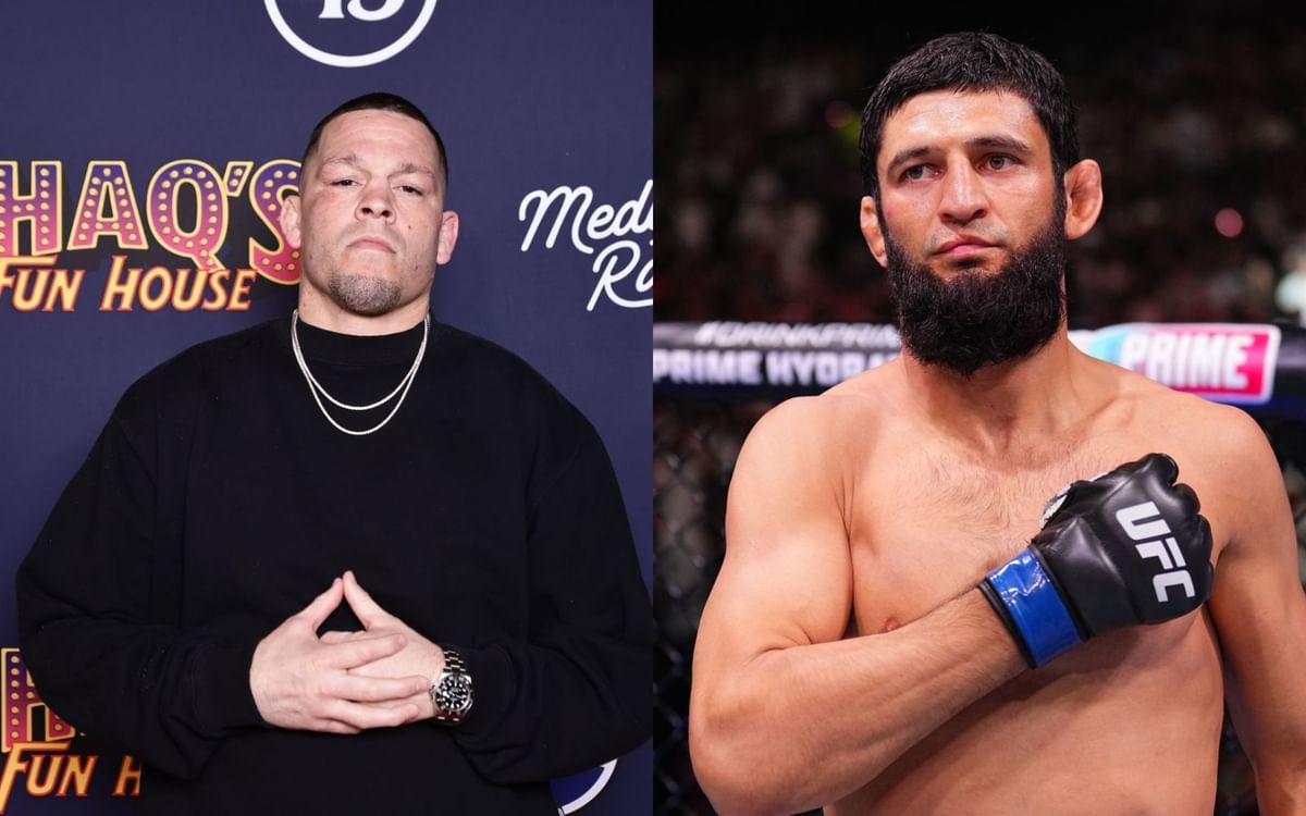 Nate Diaz goes nuclear on "scared f**king child" Khamzat Chimaev while explaining disdain for new UFC middleweight champion