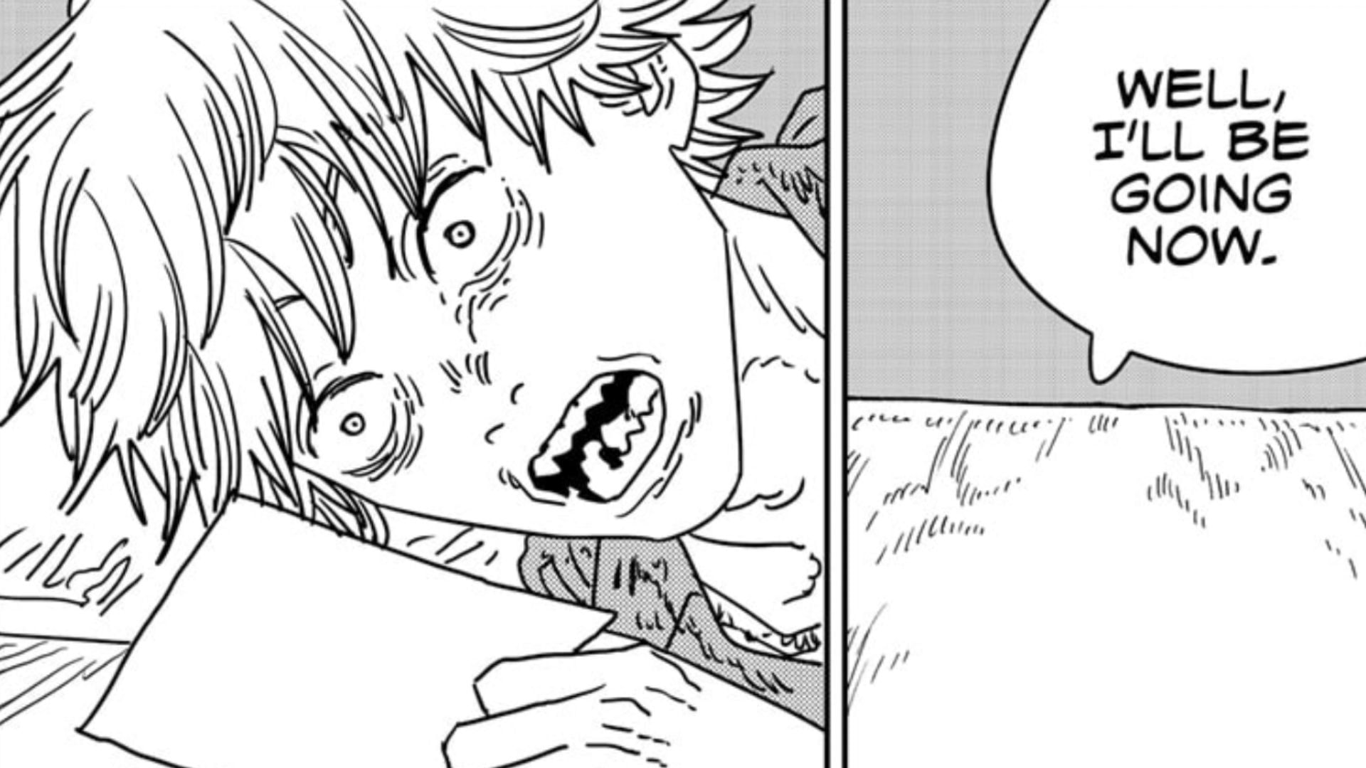 Denji as seen in Chainsaw Man manga (Image via Shueisha)