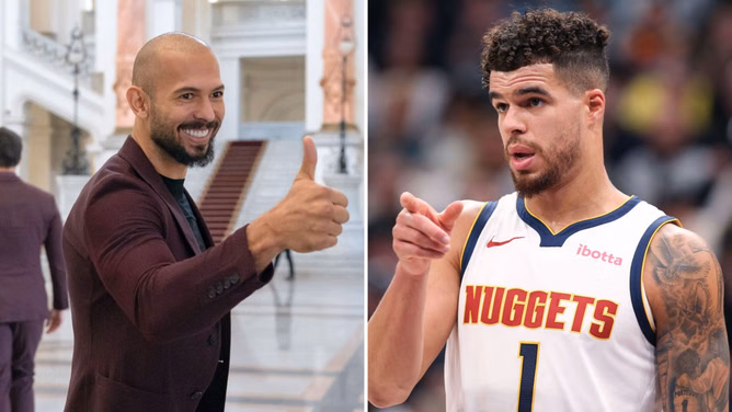 “Baby girl u don’t have to follow me”: Michael Porter Jr. handles Andrew Tate 'lover' backlash with witty reply after controversial dating confession