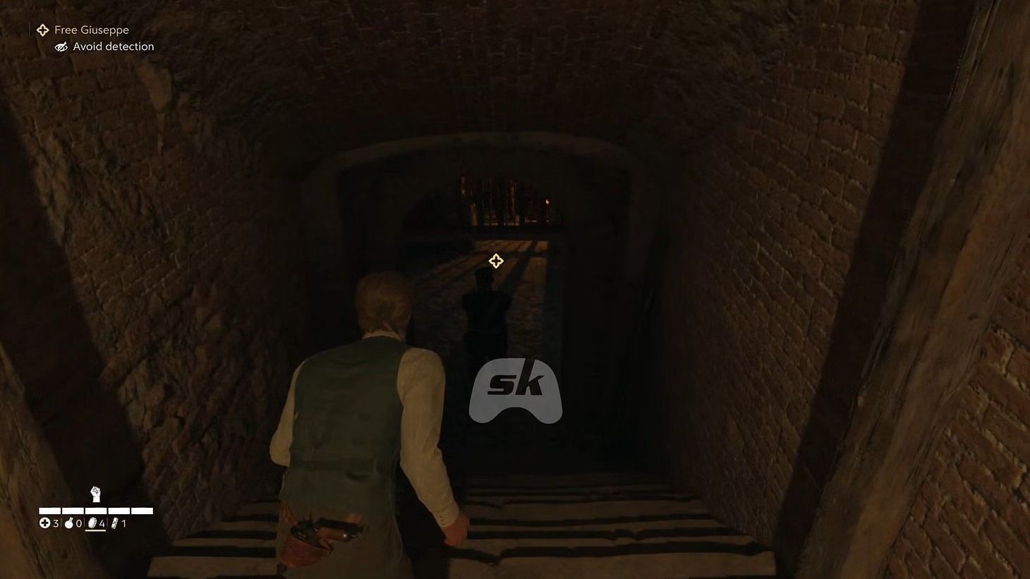 Freeing Giuseppe in Chapter 6 before opening the safes (Image via Sportskeeda Gaming || 2K)
