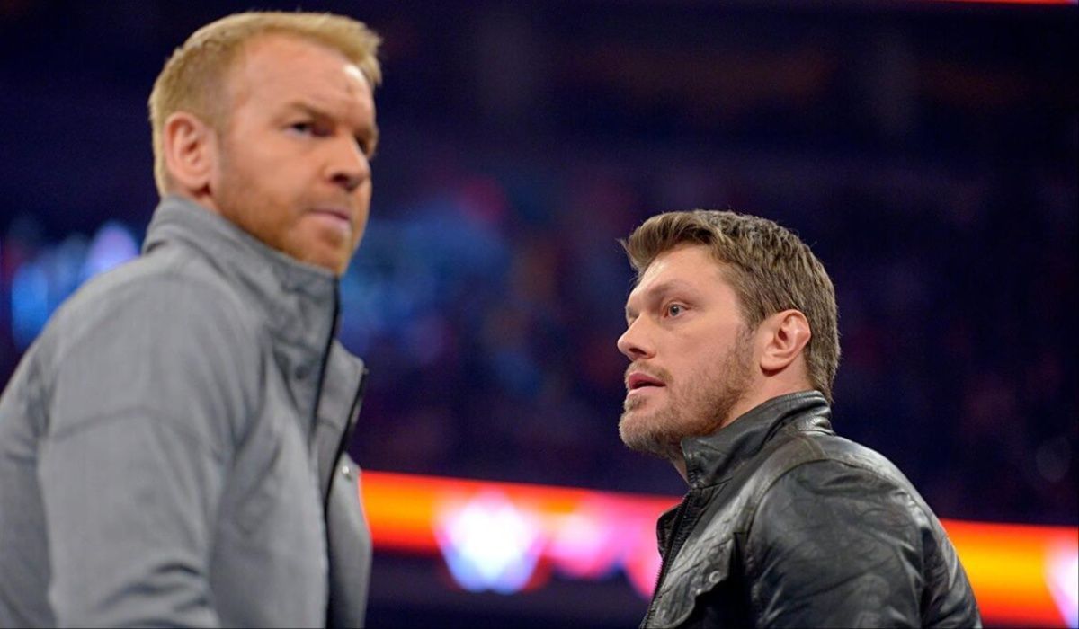Adam Copeland and Chrisitan Cage (Image via WWE.com)