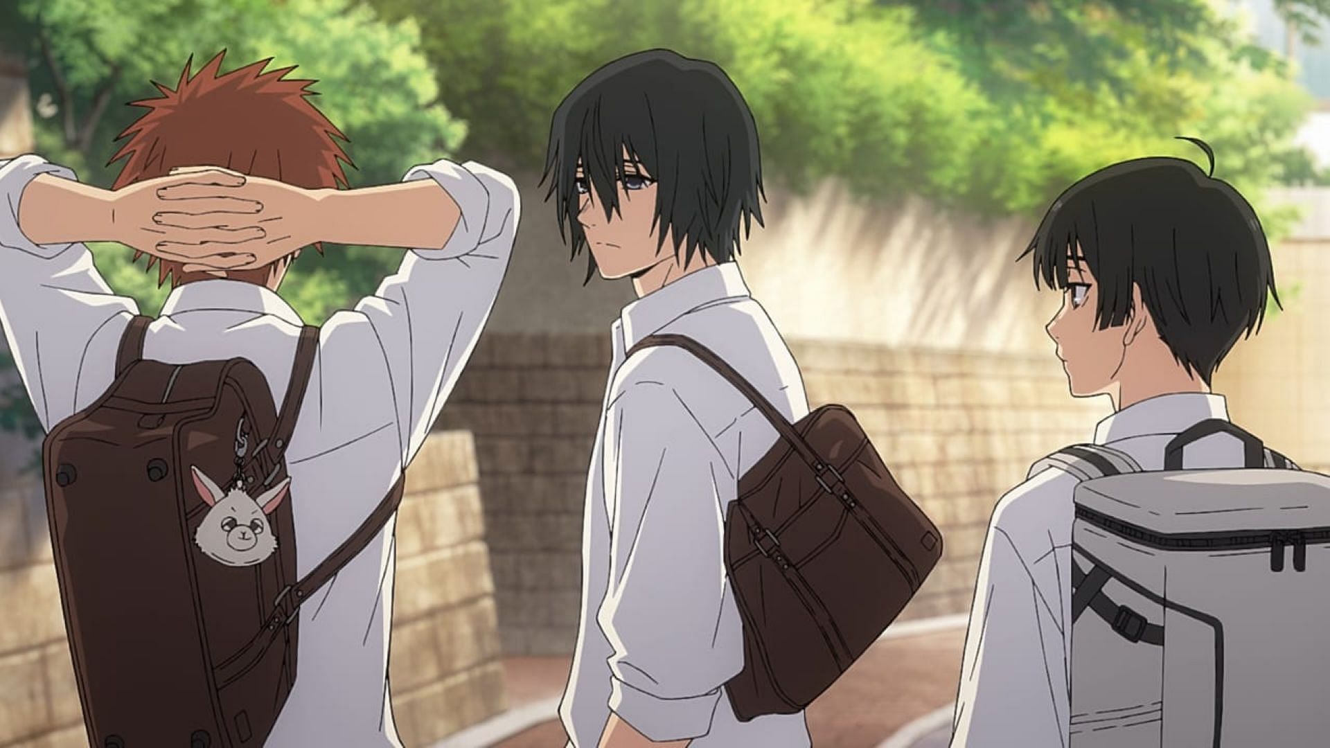Saku, Shohei, and Ayato, as seen in the episode (Image via CloverWorks)