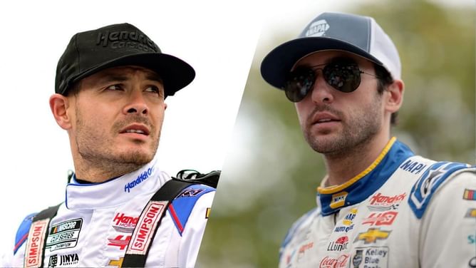 Chase Elliott clears the air surrounding his rumored beef with Kyle Larson