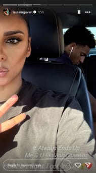 Gilbert Arenas’ ex Laura Govan shares wholesome assurance for son Alijah Arenas in latest selfie (Image via Instagram @lauramgovan)