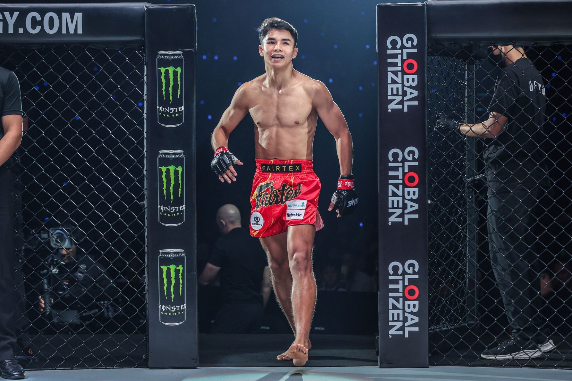 (Pictured) Muay Thai striker Johan Ghazali. [Image from ONE Championship]
